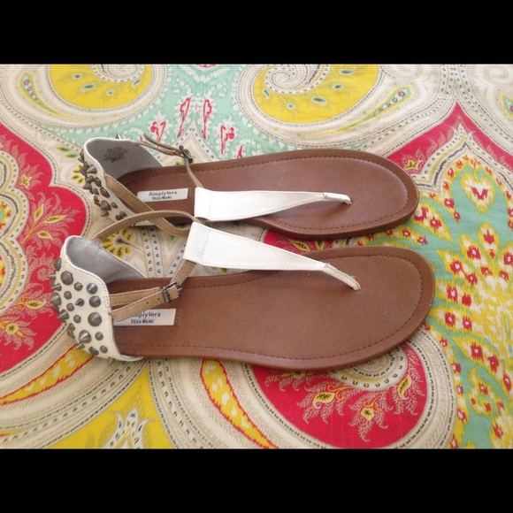 Vera Wang Studded Sandals