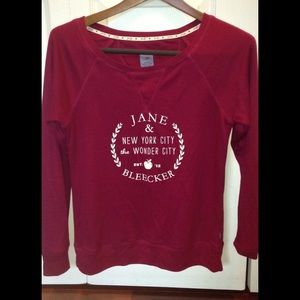 Jane & Bleecker logo pullover