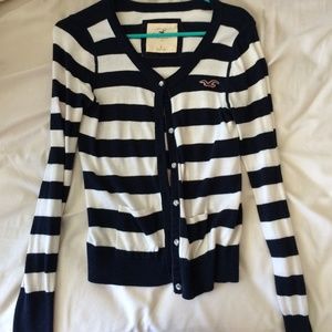 Hollister button up sweater