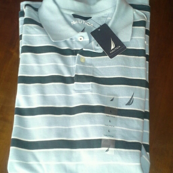 Mens large NWT Nautica polo shirt