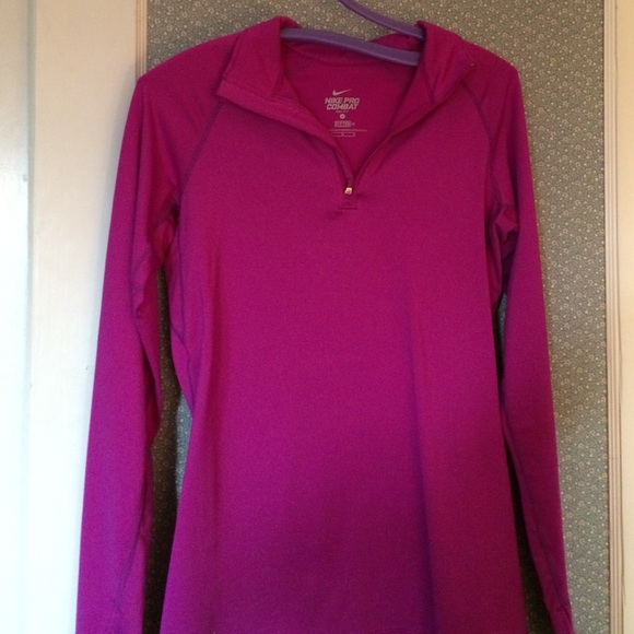 Nike Pro Combat dri-fit half zip jacket