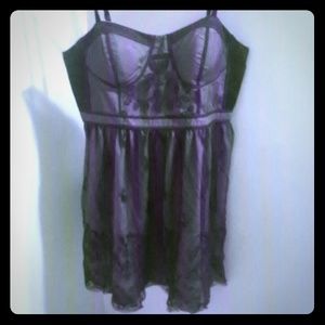 American Eagle Outfitters purple with black lace.