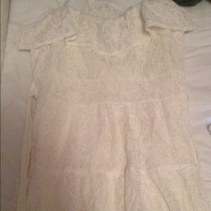 Tiered lace dress
