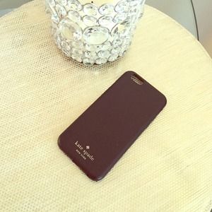 KATE SPADE Black Leather iPhone 6 Case!