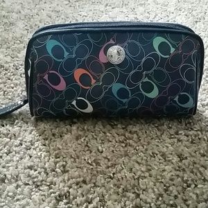 Coach small makeup bag