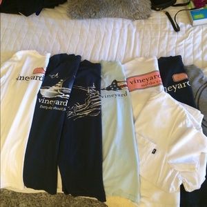 VV white long sleeve tee