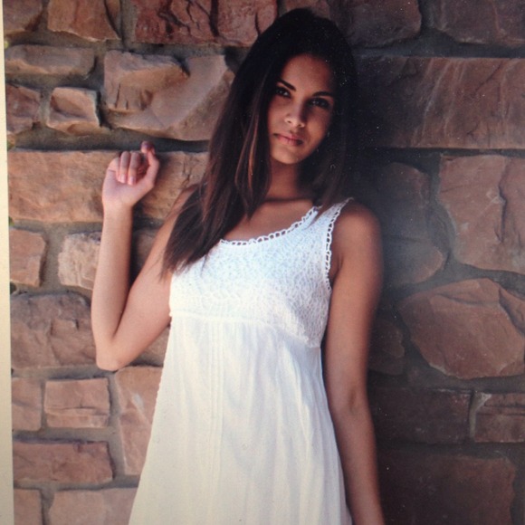 100% Cotton dress with knit work