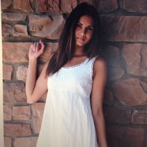 100% Cotton dress with knit work