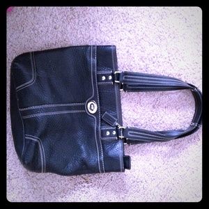 Beautiful leather coach purse.