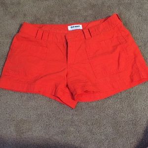 Orange Old Navy shorts