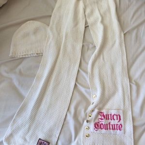 Juicy couture hat and scarf
