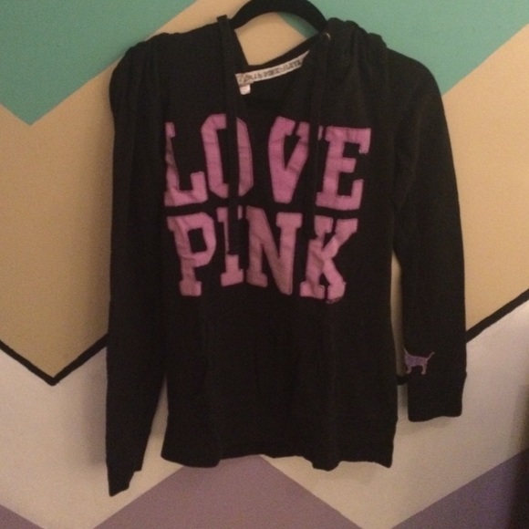 PINK black and purple sweatshirt