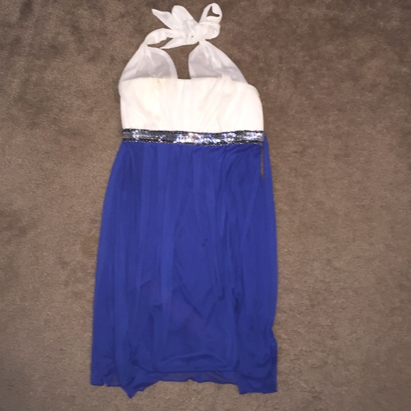 Blue dress