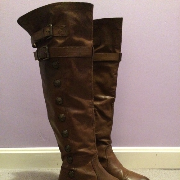 Over the knee riding boots
