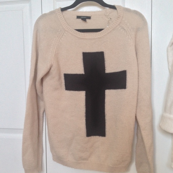 Oversized Cross Sweater