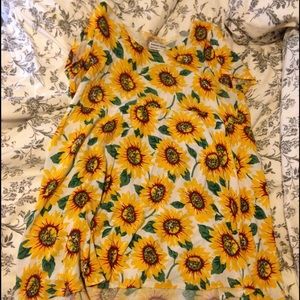American Apparel Sunflower Babydoll Dress