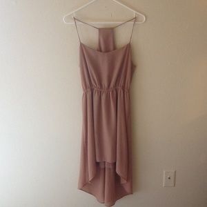 Nude pink summer dress