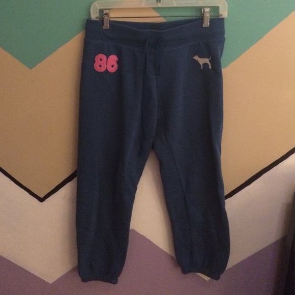 Blue PINK sweat pants