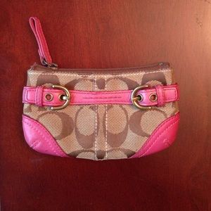 Authentic Coach change purse