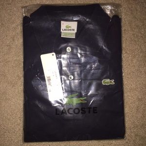 LACOSTE POLO NAVY BLUE SHIRT SIZE XS 3 NWT