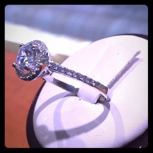 Engagement ring crystal