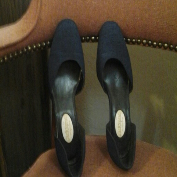 Blue dress shoes
