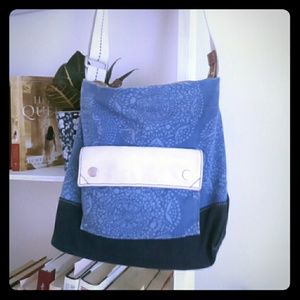 Blue Fossil Crossbody Bag