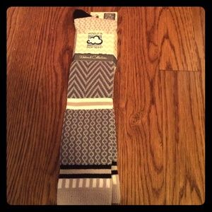 Knee high patterned socks