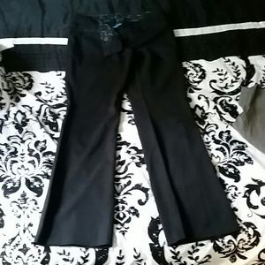 Black slack pants