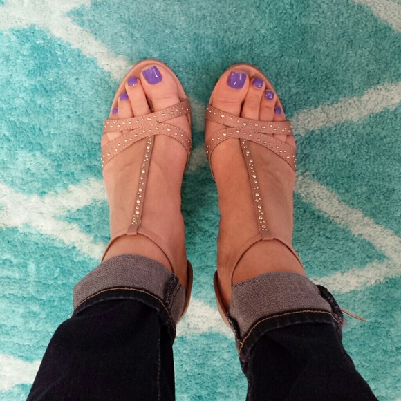 Fioni Night Shoes - Champagne Nude Heel