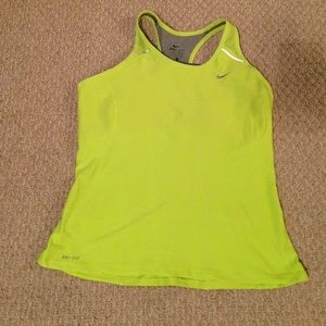 Nike Lime Green Workout Top