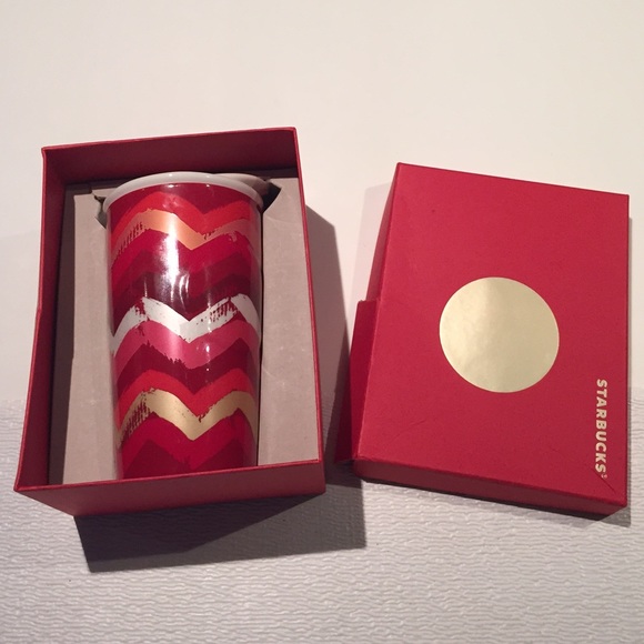 2014 Starbucks ceramic travel mug with box