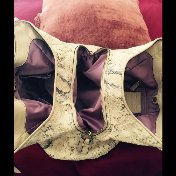 SOLD - Coach Madison Python Embossed Bag - Picture 3 of 4