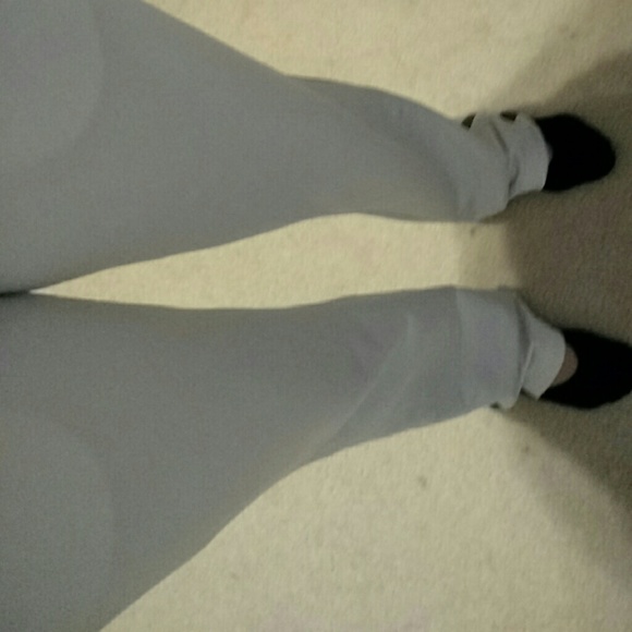 White sweat pants