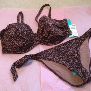 Leopard bathing suit