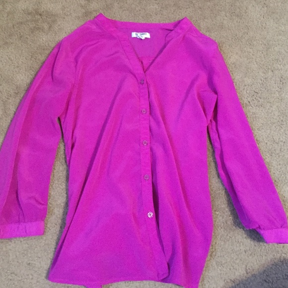 purple shirt