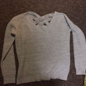 CRISS CROSS DETAILED SWEATER
