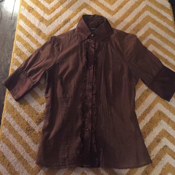 Brown Bebe blouse