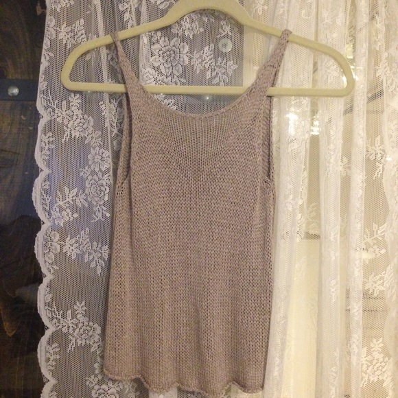 Bm tan knitted tank top