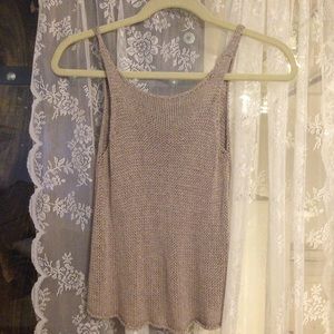 Bm tan knitted tank top