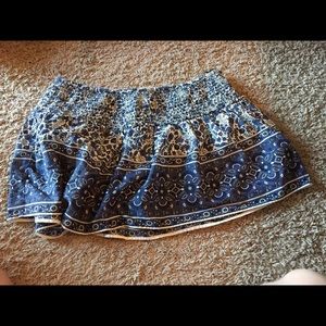 Aerie floral/paisley large skirt