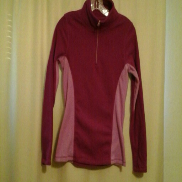 Pink jacket with purple