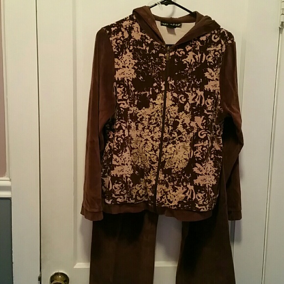 Velour  jogging suit