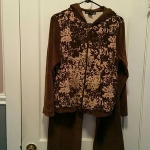 Velour  jogging suit