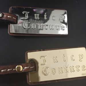 Juicy couture luggage tags