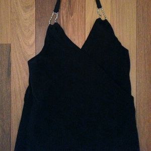 Black halter top