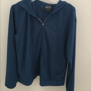 Nike zip up hooded sweatshirt