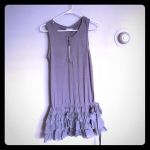 Gray summer dress/cover-up