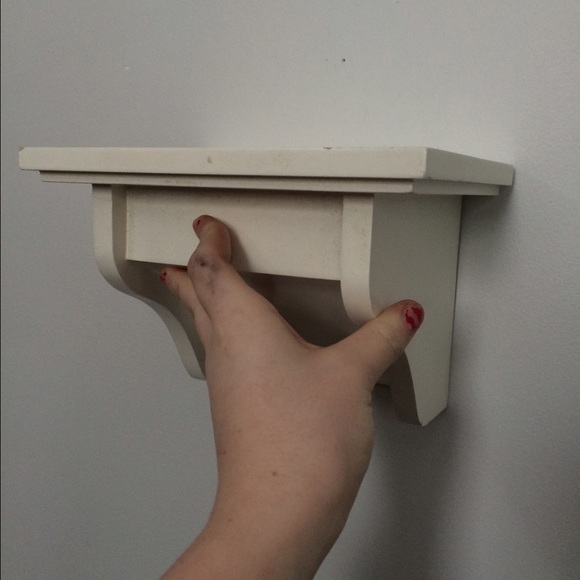 White shelf