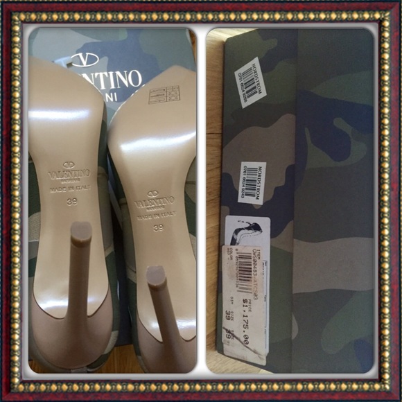 SOLD Valentino Camo heels size 39 Euro - Picture 4 of 4